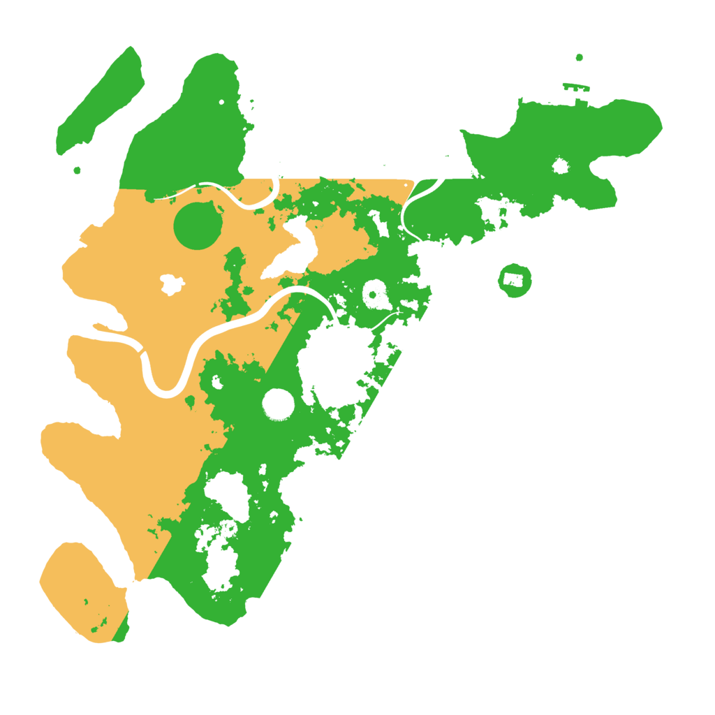 Biome Rust Map: Procedural Map, Size: 4000, Seed: 1361085821
