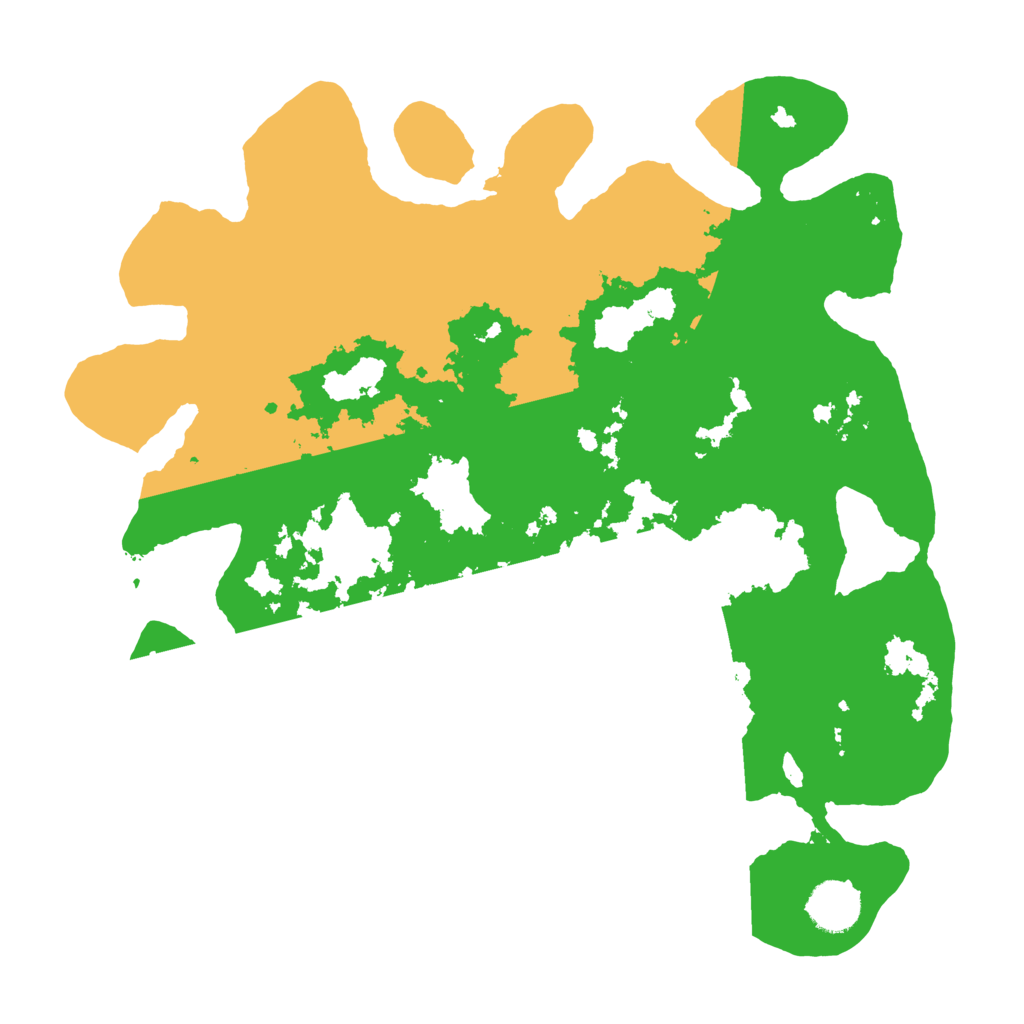 Biome Rust Map: Barren, Size: 3500, Seed: 7422543