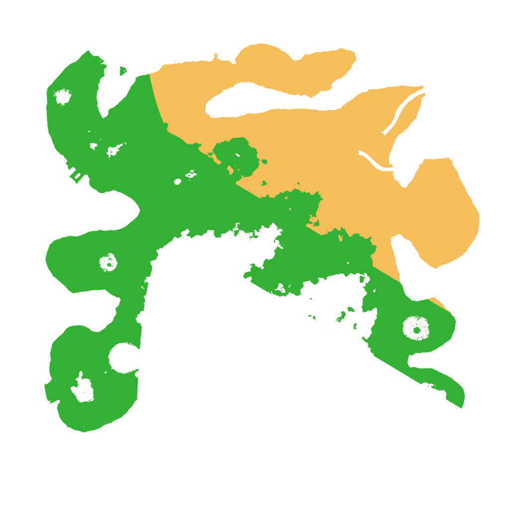 Biome Rust Map: Procedural Map, Size: 3000, Seed: 1623384