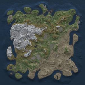 Thumbnail Rust Map: Procedural Map, Size: 4250, Seed: 1782023, 17 Monuments