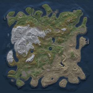 Thumbnail Rust Map: Procedural Map, Size: 4250, Seed: 1782023, 15 Monuments