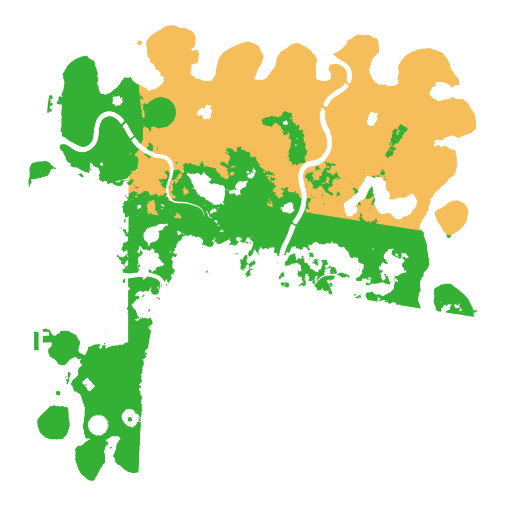 Biome Rust Map: Procedural Map, Size: 4500, Seed: 73452289