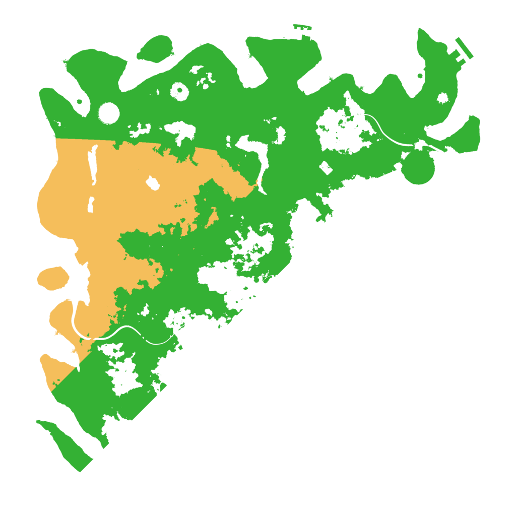 Biome Rust Map: Procedural Map, Size: 4250, Seed: 998051