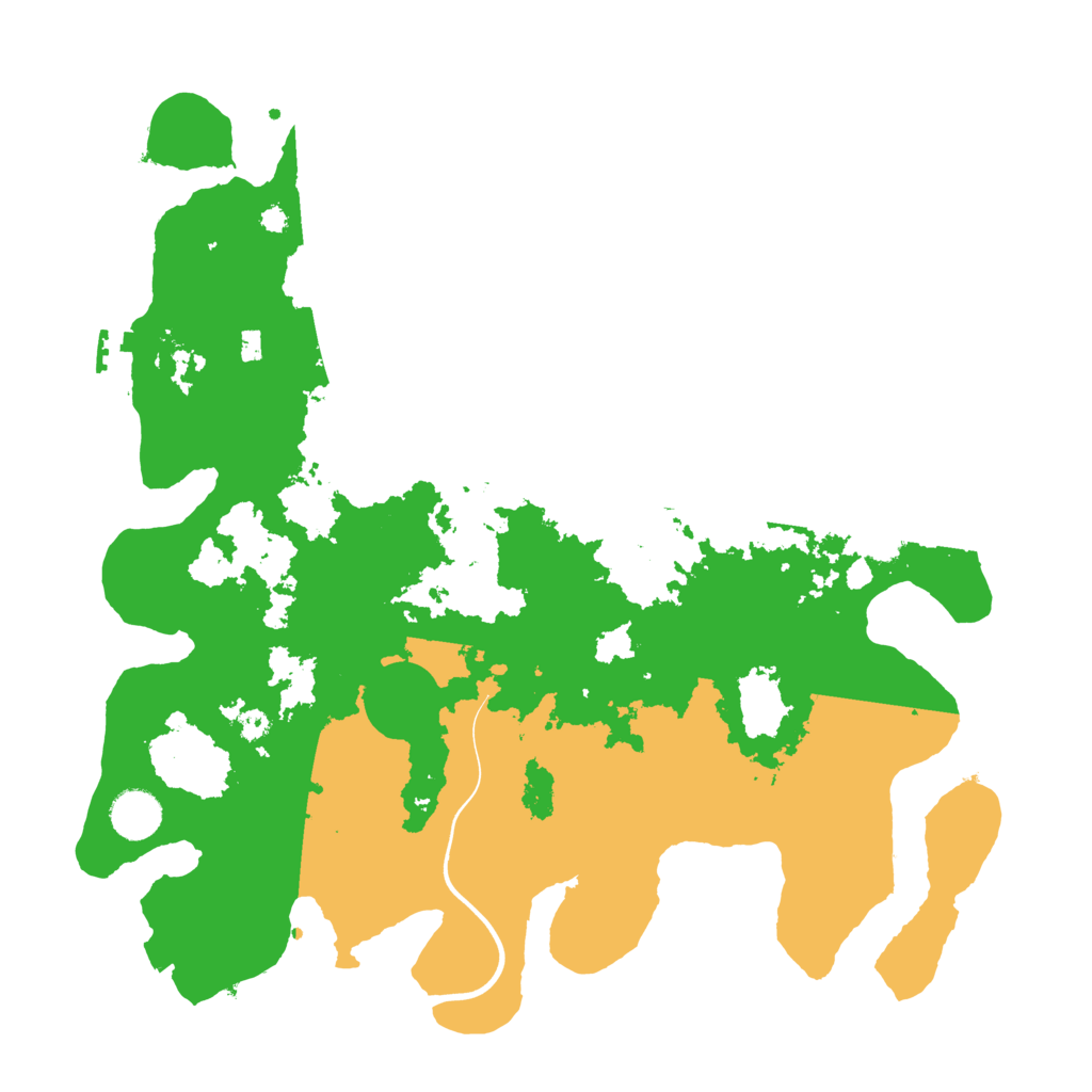 Biome Rust Map: Procedural Map, Size: 3800, Seed: 38118317