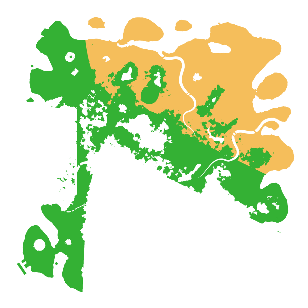 Biome Rust Map: Procedural Map, Size: 4677, Seed: 215250469