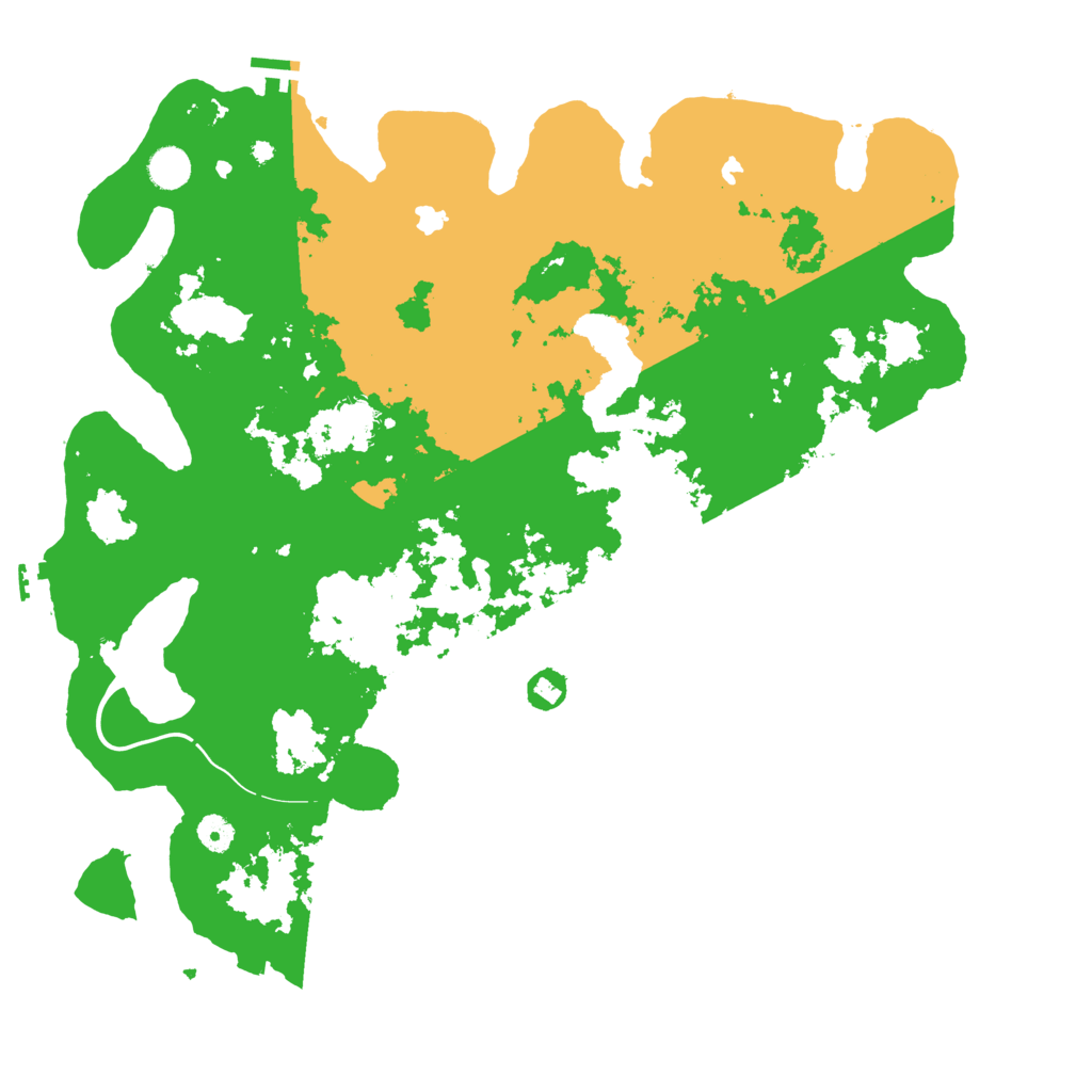 Biome Rust Map: Procedural Map, Size: 4500, Seed: 197328546