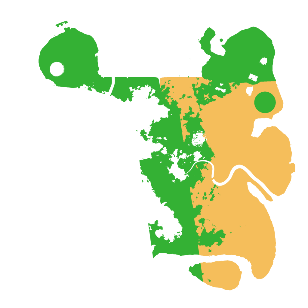 Biome Rust Map: Procedural Map, Size: 3800, Seed: 51506310