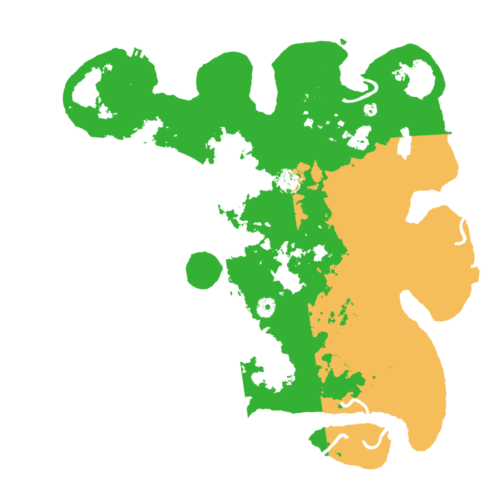 Biome Rust Map: Procedural Map, Size: 3800, Seed: 51506310