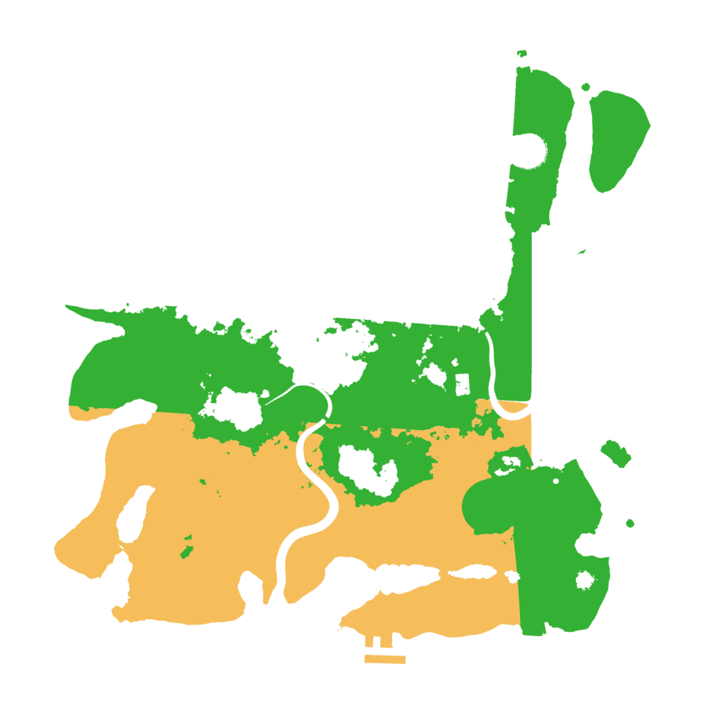 Biome Rust Map: Procedural Map, Size: 3500, Seed: 1722118789
