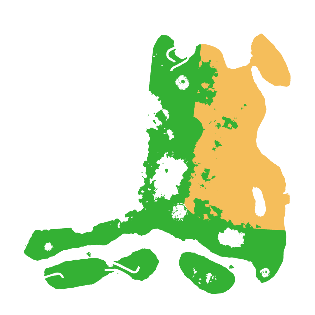 Biome Rust Map: Procedural Map, Size: 3500, Seed: 535836138