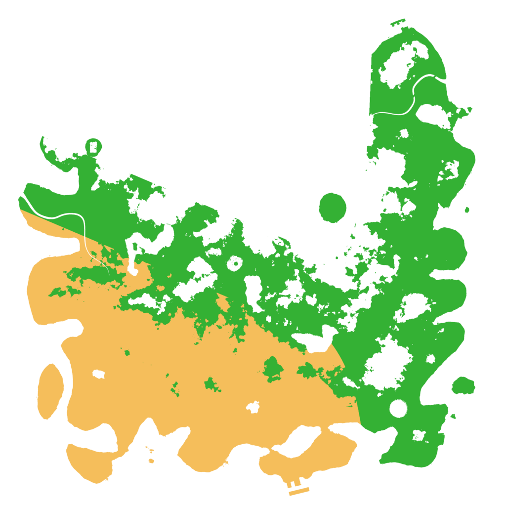 Biome Rust Map: Procedural Map, Size: 5000, Seed: 23735549