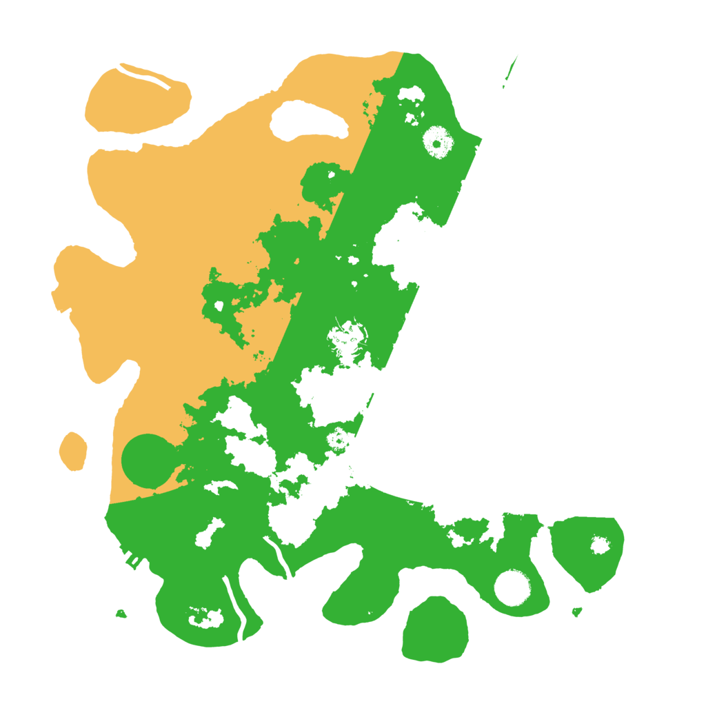 Biome Rust Map: Procedural Map, Size: 3500, Seed: 1985037311
