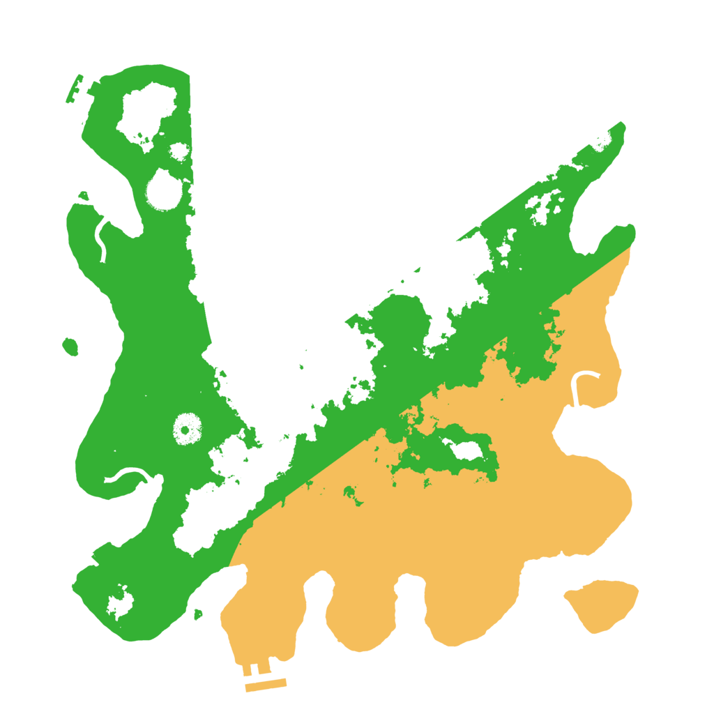Biome Rust Map: Procedural Map, Size: 3500, Seed: 2064397131