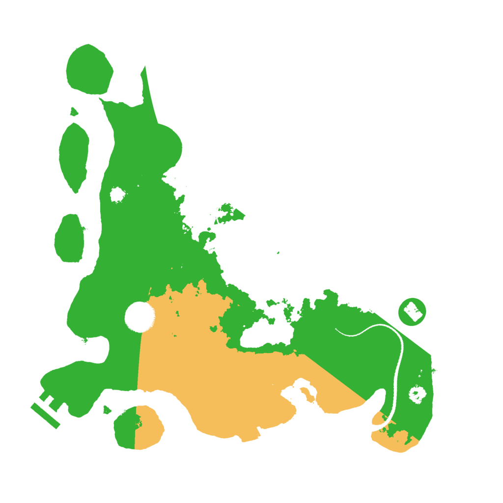 Biome Rust Map: Procedural Map, Size: 3000, Seed: 875165648