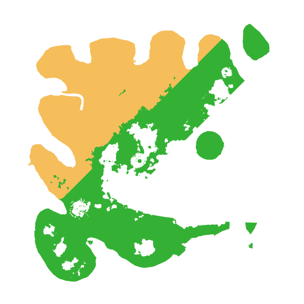 Biome Rust Map: Procedural Map, Size: 3000, Seed: 158605262