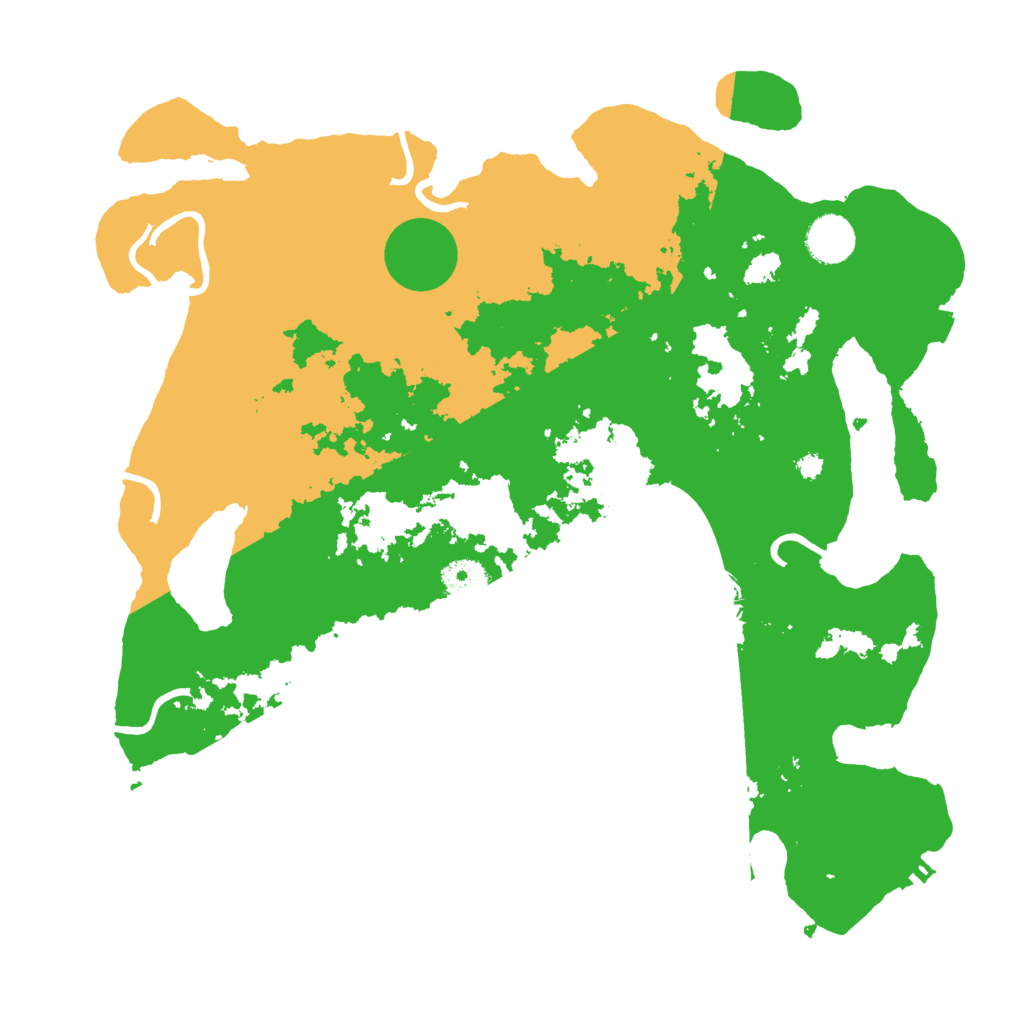 Biome Rust Map: Procedural Map, Size: 3700, Seed: 1882819271