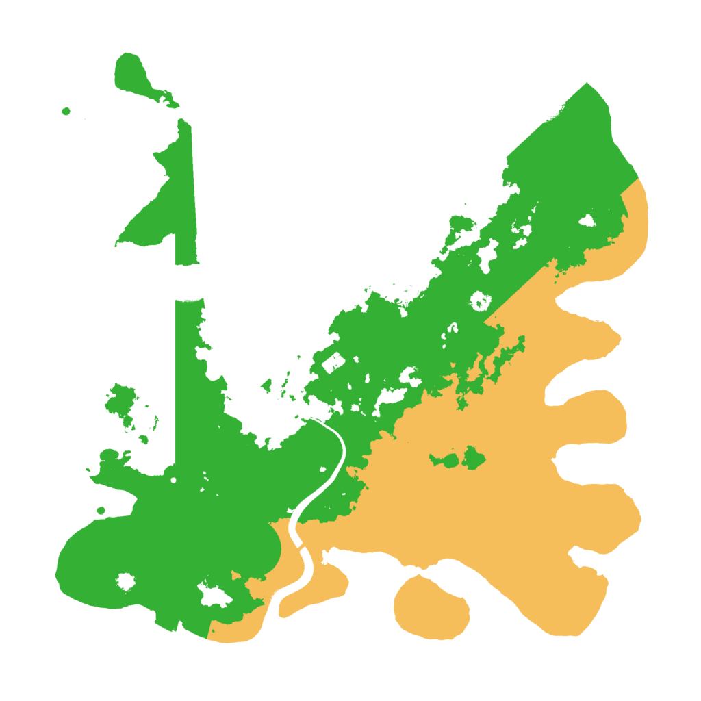 Biome Rust Map: Procedural Map, Size: 3500, Seed: 1353387409