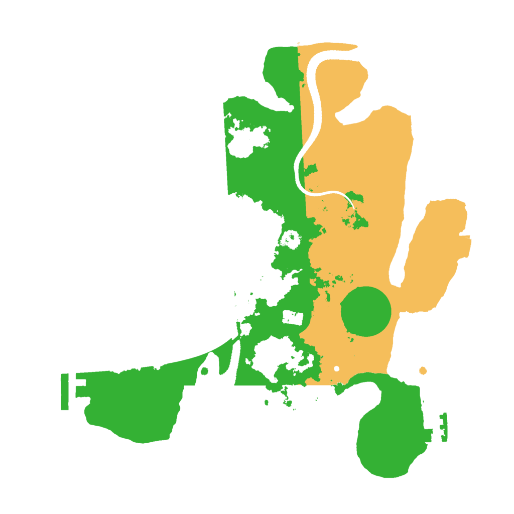 Biome Rust Map: Procedural Map, Size: 2700, Seed: 24101985
