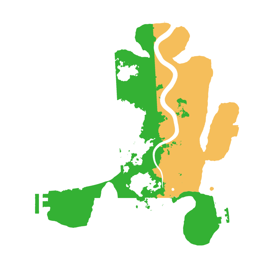Biome Rust Map: Procedural Map, Size: 2700, Seed: 24101985