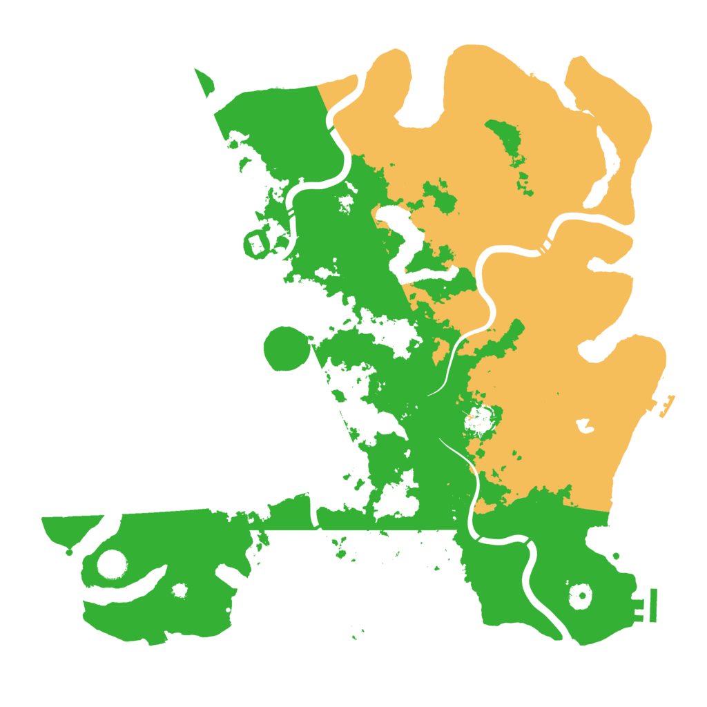 Biome Rust Map: Procedural Map, Size: 4250, Seed: 713649954
