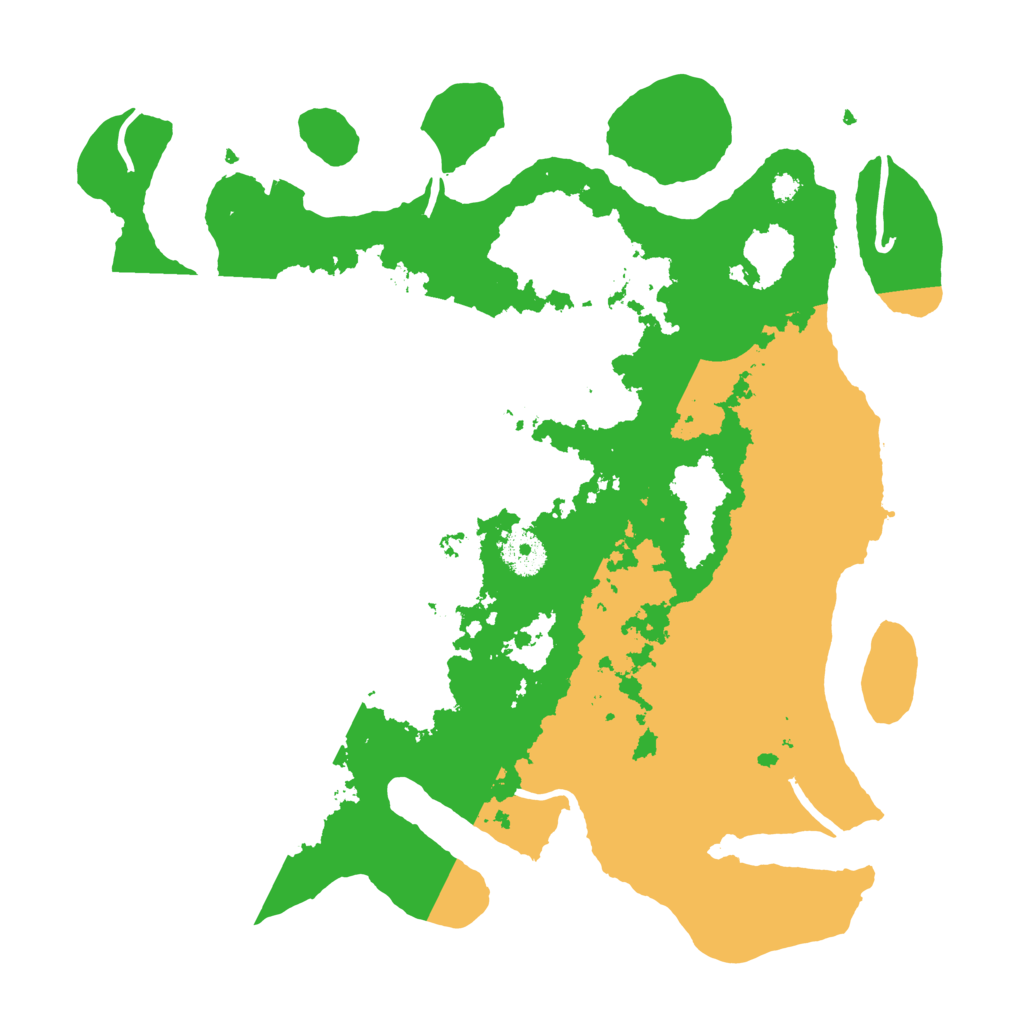 Biome Rust Map: Procedural Map, Size: 3500, Seed: 24114972