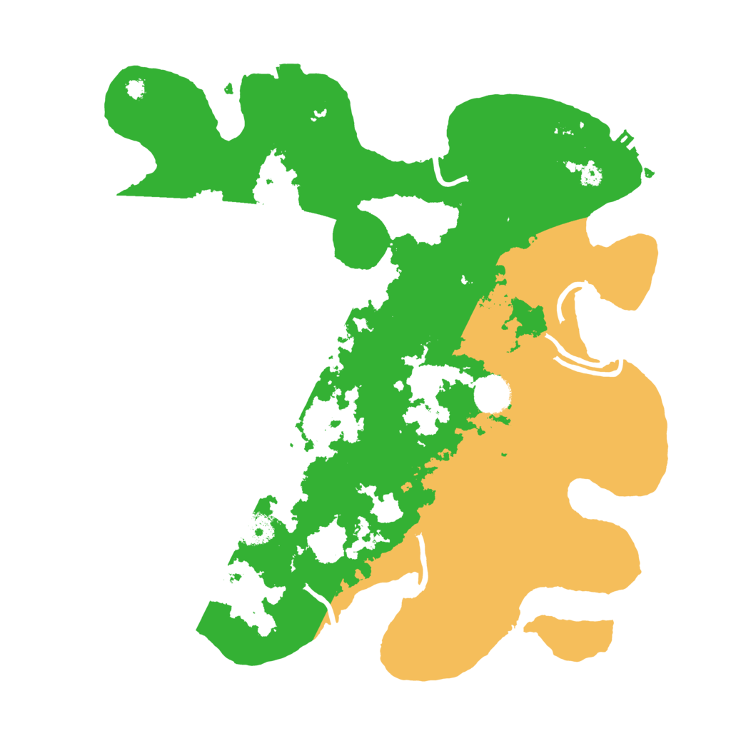 Biome Rust Map: Procedural Map, Size: 3500, Seed: 85207
