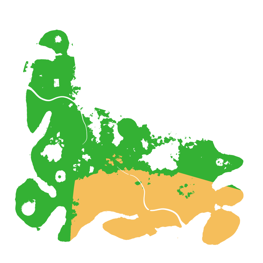 Biome Rust Map: Procedural Map, Size: 3500, Seed: 1265618673