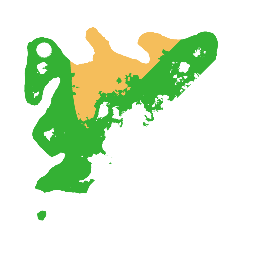 Biome Rust Map: Barren, Size: 3000, Seed: 1796803589