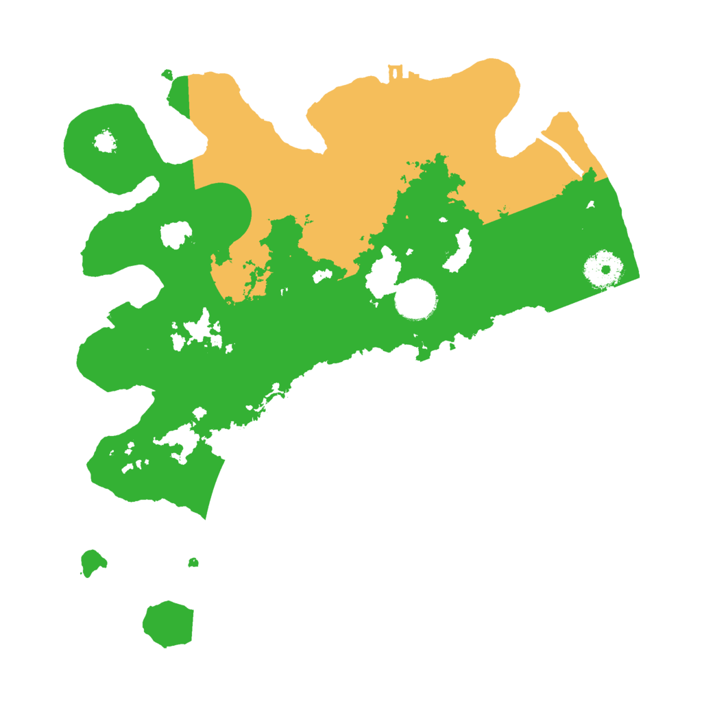 Biome Rust Map: Procedural Map, Size: 3000, Seed: 13795