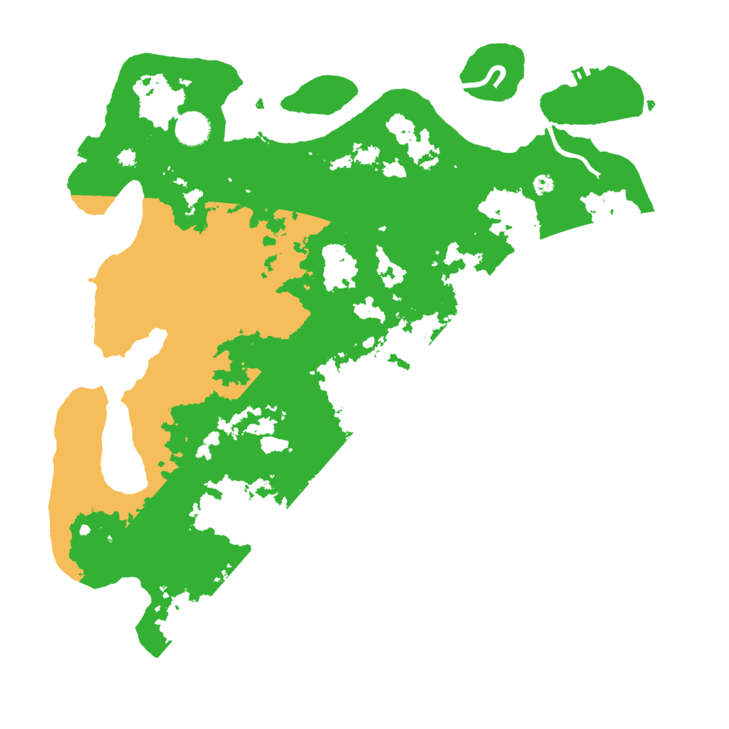 Biome Rust Map: Procedural Map, Size: 3700, Seed: 2076951619