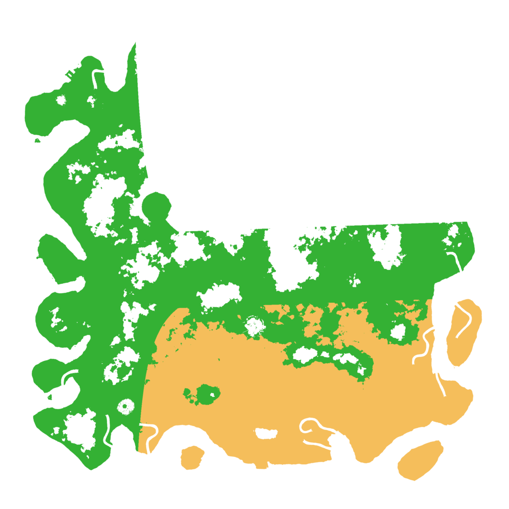 Biome Rust Map: Procedural Map, Size: 4800, Seed: 523280758