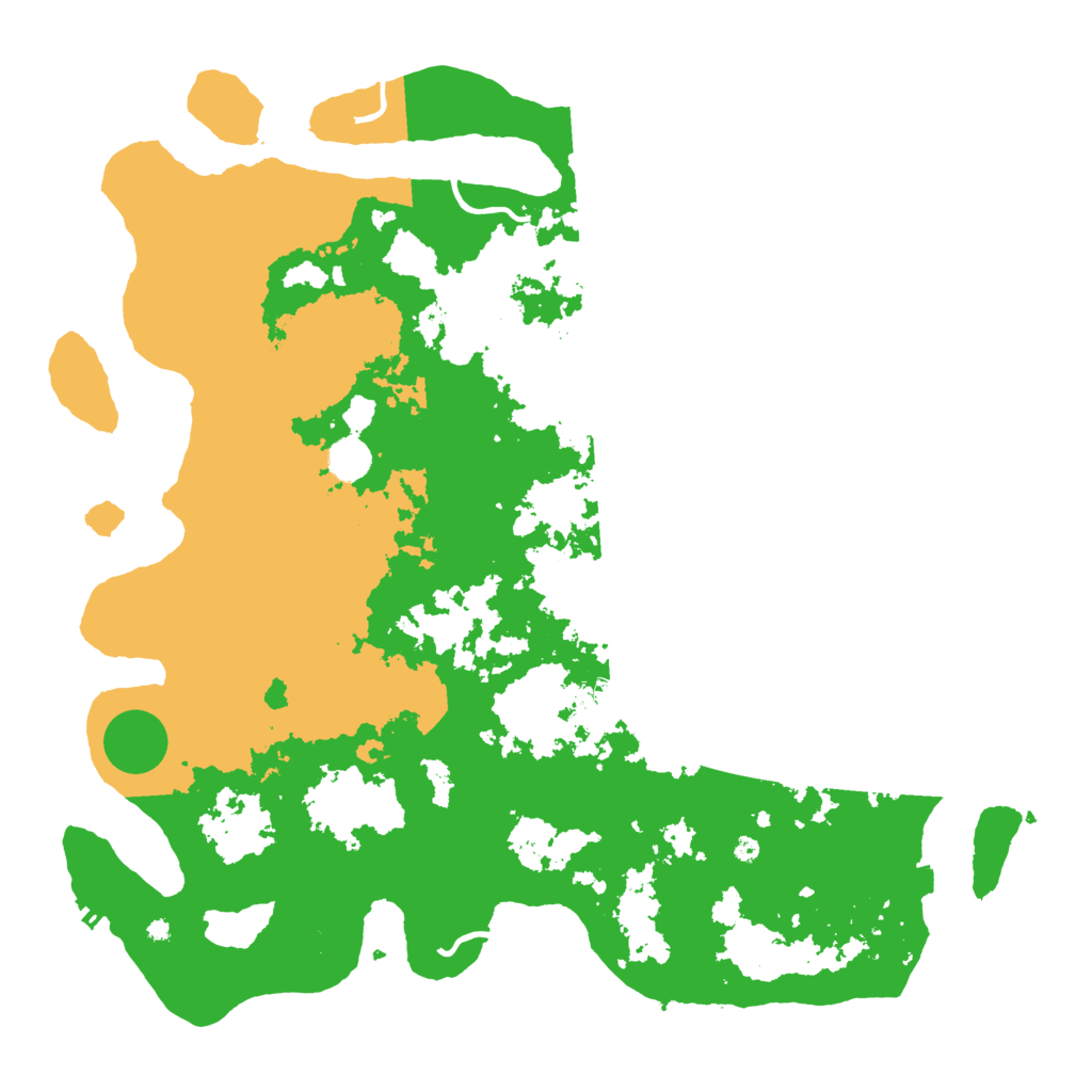 Biome Rust Map: Procedural Map, Size: 4500, Seed: 900127