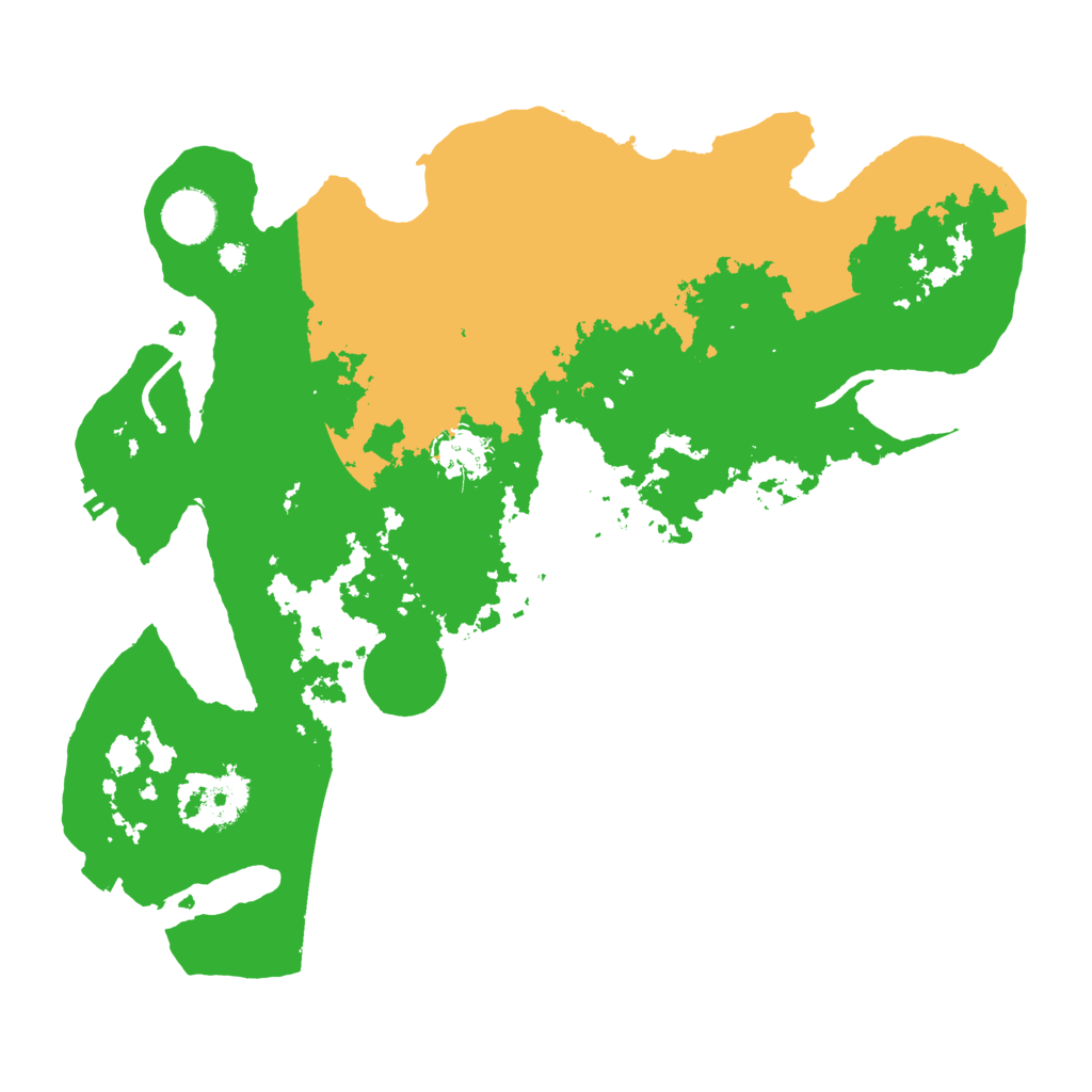 Biome Rust Map: Procedural Map, Size: 3500, Seed: 76224247