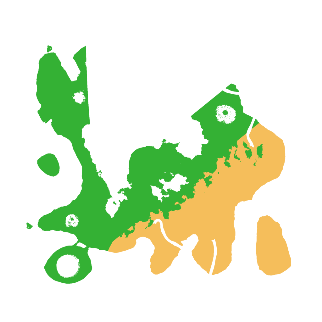 Biome Rust Map: Procedural Map, Size: 2500, Seed: 1014