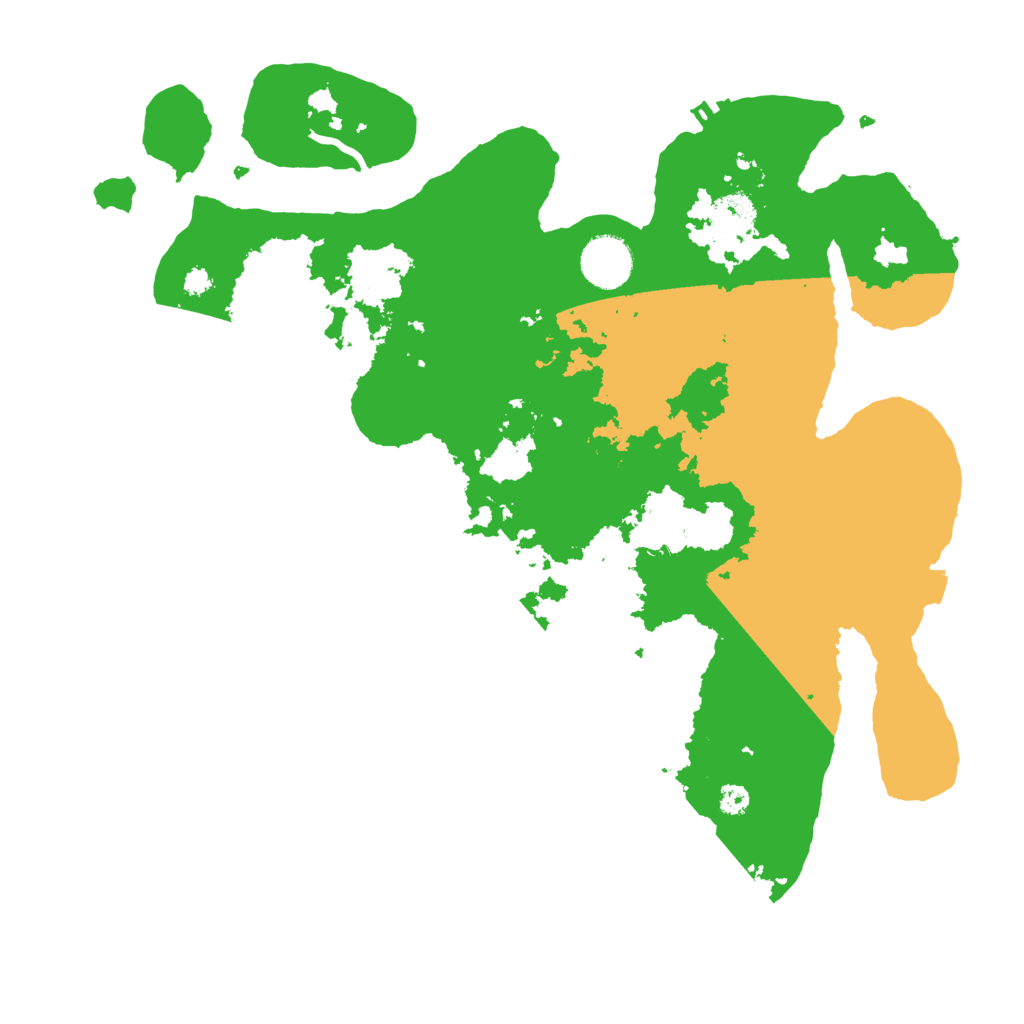 Biome Rust Map: Procedural Map, Size: 3500, Seed: 4645125