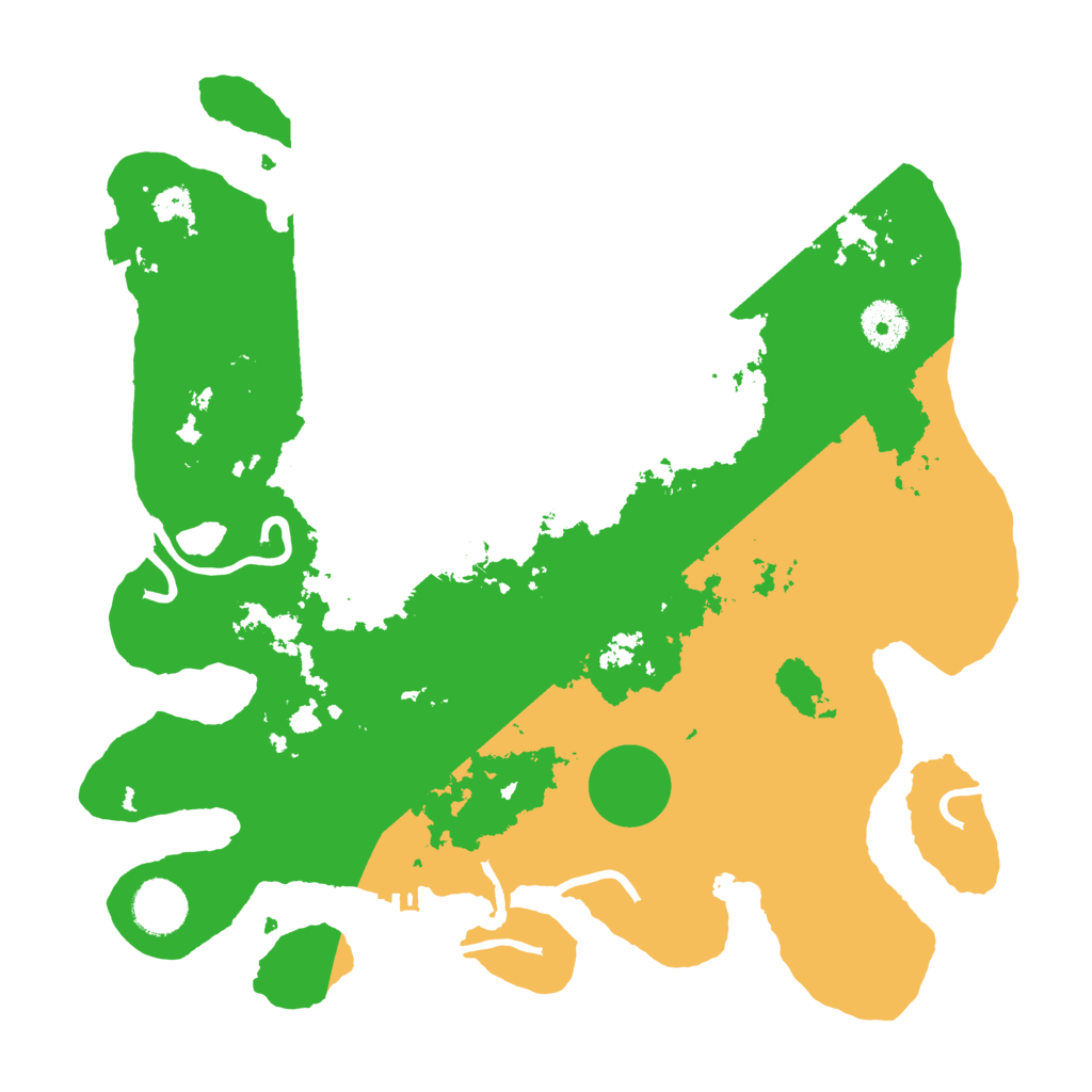 Biome Rust Map: Procedural Map, Size: 3500, Seed: 276214722
