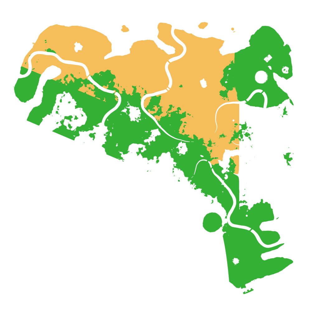 Biome Rust Map: Procedural Map, Size: 4500, Seed: 260772