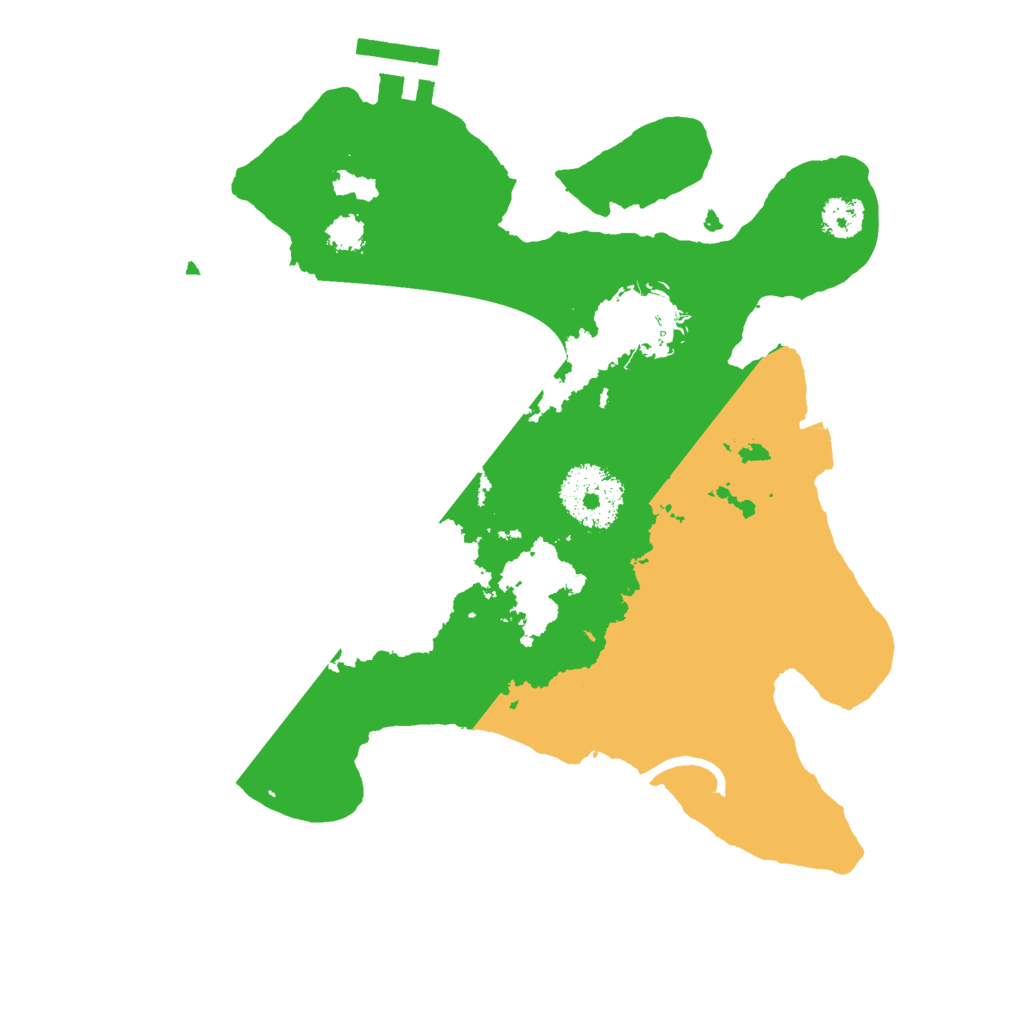 Biome Rust Map: Procedural Map, Size: 2500, Seed: 566321371