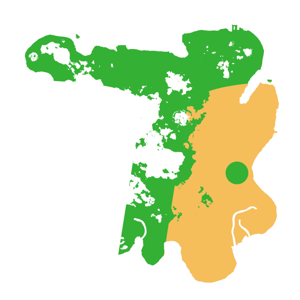 Biome Rust Map: Procedural Map, Size: 3500, Seed: 734133083