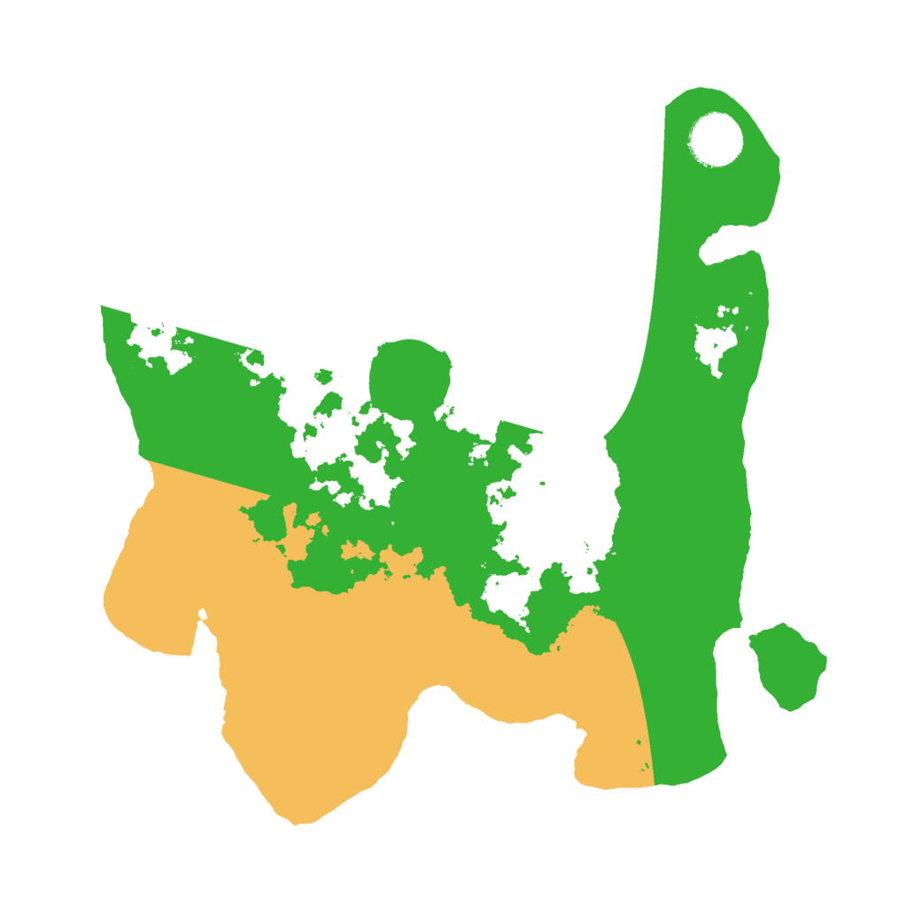 Biome Rust Map: Barren, Size: 3000, Seed: 1989977