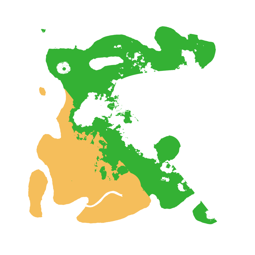 Biome Rust Map: Procedural Map, Size: 3000, Seed: 48411395