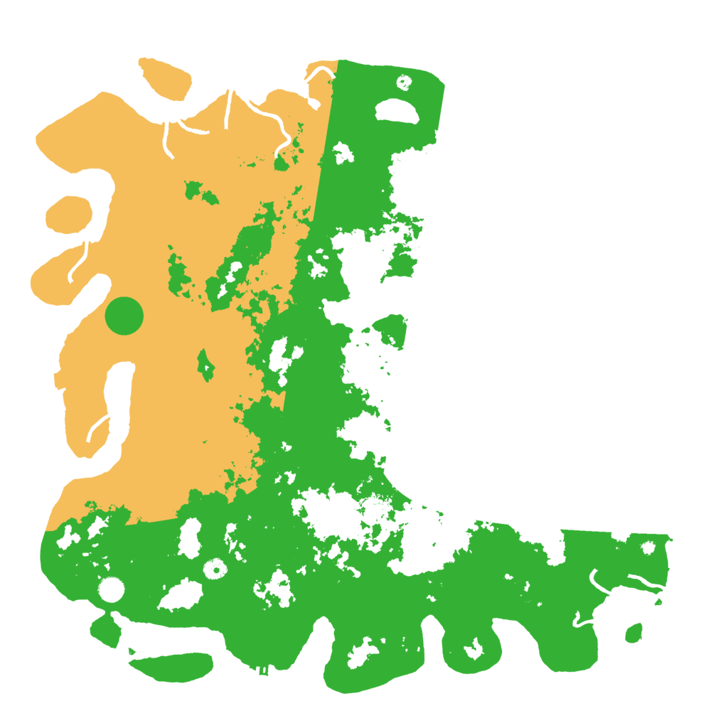 Biome Rust Map: Procedural Map, Size: 5000, Seed: 1381125144