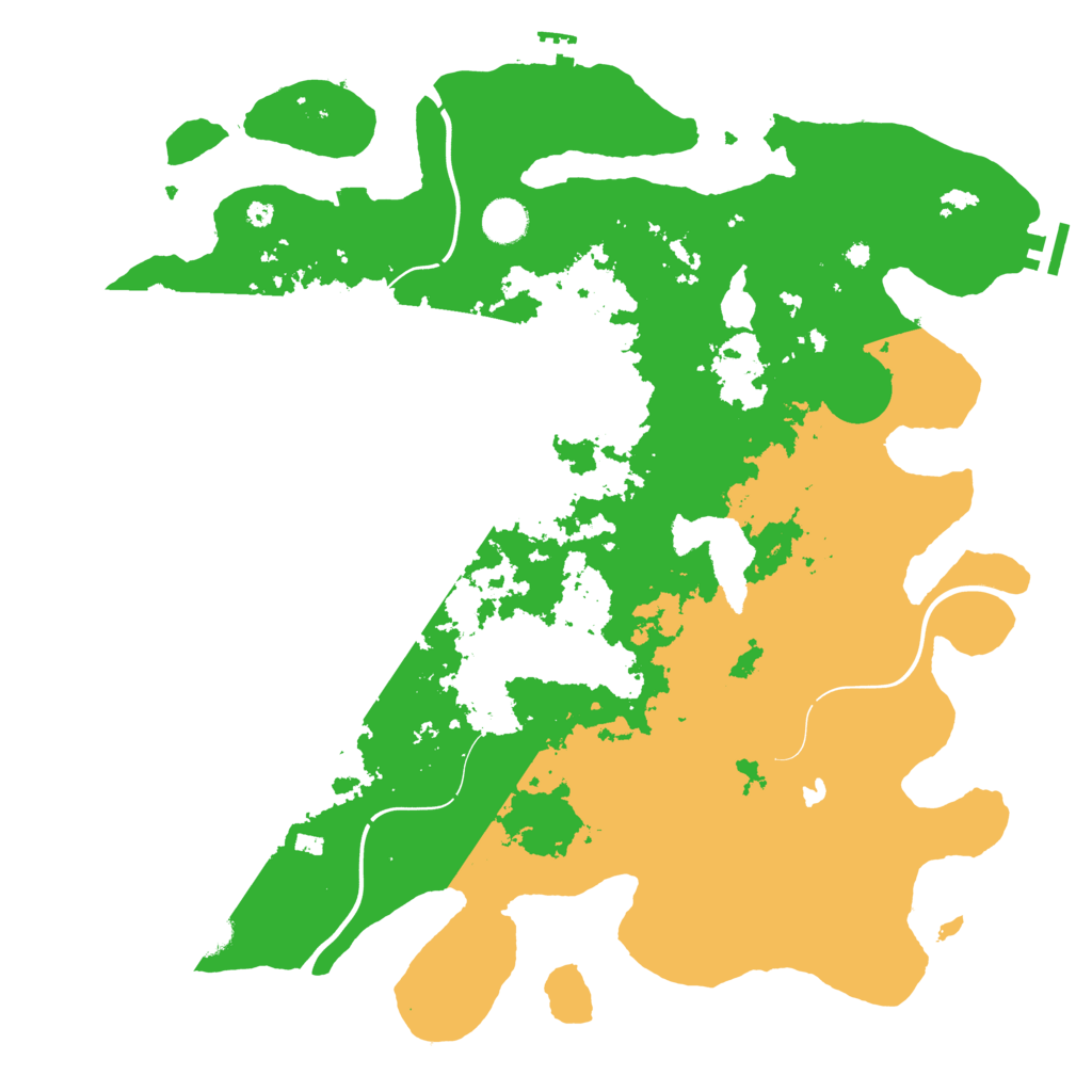 Biome Rust Map: Procedural Map, Size: 4200, Seed: 20230818