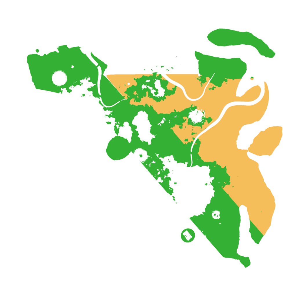 Biome Rust Map: Procedural Map, Size: 3500, Seed: 1366533808