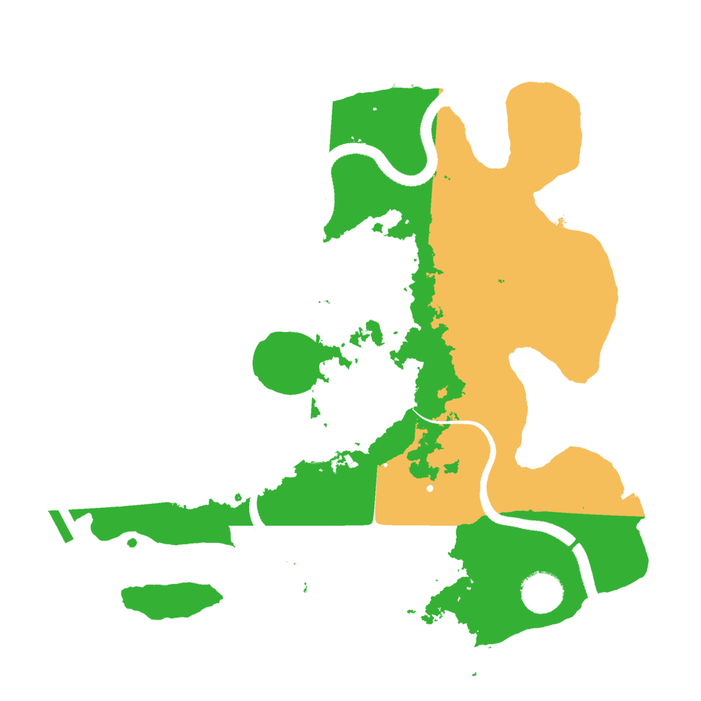 Biome Rust Map: Procedural Map, Size: 3000, Seed: 61618617