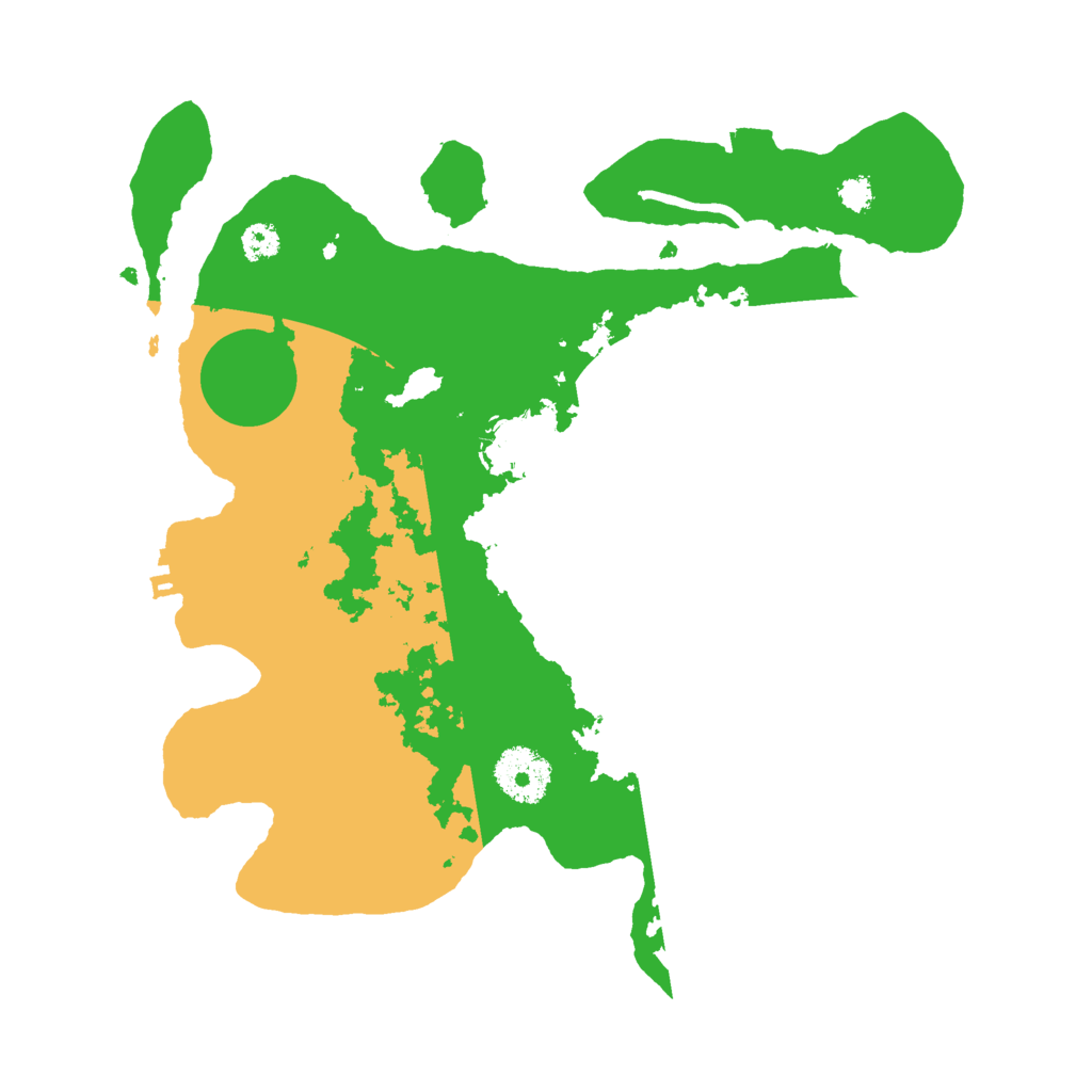 Biome Rust Map: Procedural Map, Size: 3000, Seed: 4513215