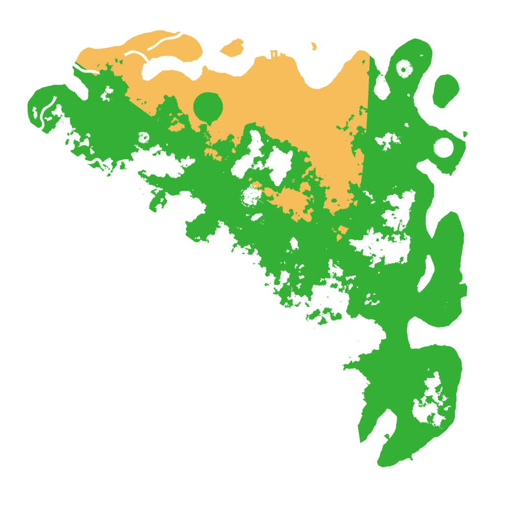 Biome Rust Map: Procedural Map, Size: 4500, Seed: 85478554