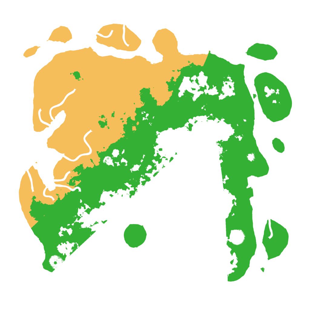 Biome Rust Map: Procedural Map, Size: 3700, Seed: 67911407