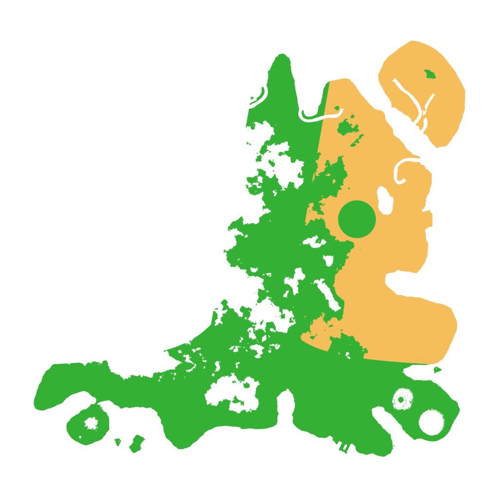 Biome Rust Map: Procedural Map, Size: 3500, Seed: 1001830215