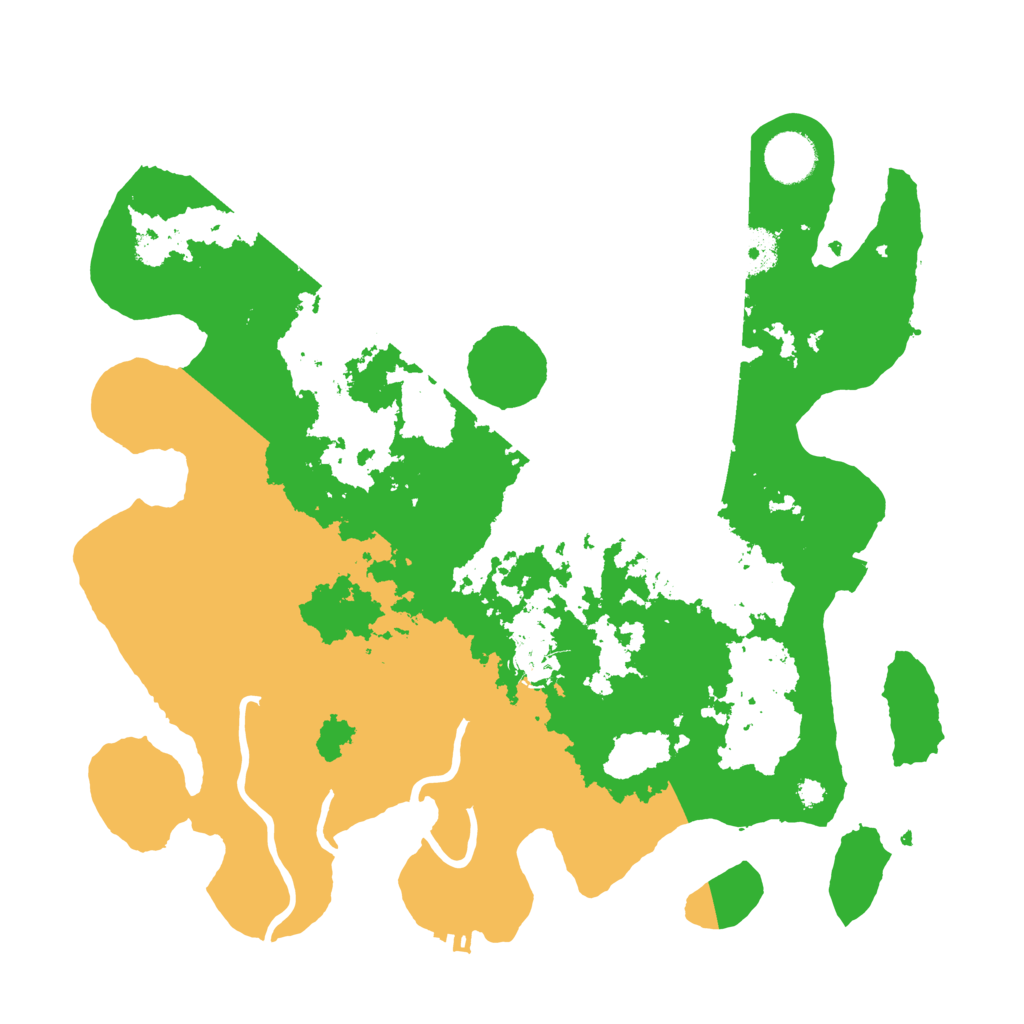 Biome Rust Map: Procedural Map, Size: 3500, Seed: 1198280058